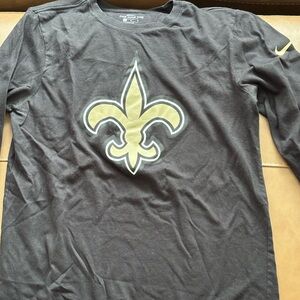 Nike Black Long Sleeve New Orleans Saints Men's Shirt